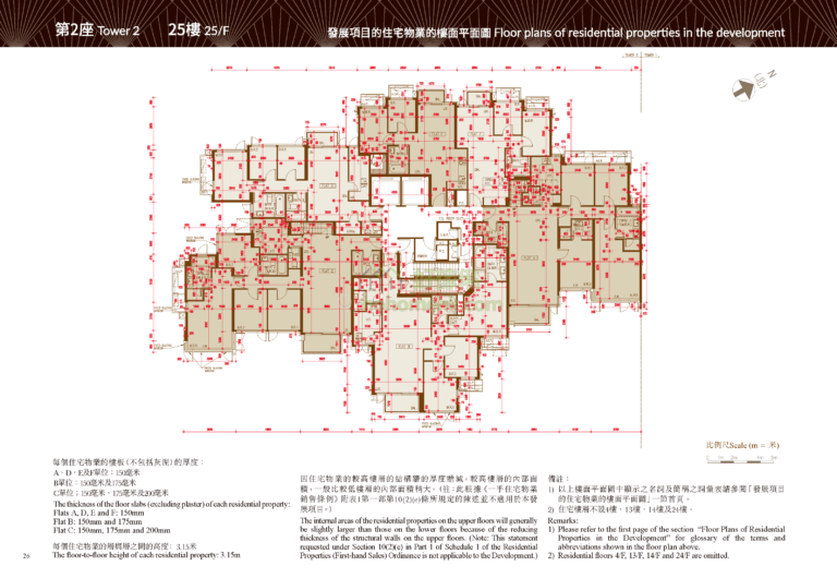 名日‧九肚山 EL FUTURO 2座 平面圖