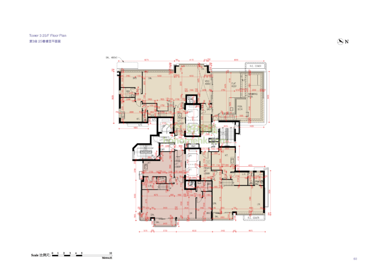 天鑄 ULTIMA 2期 3座 平面圖