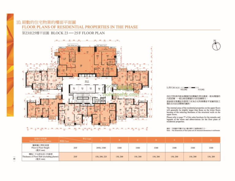 迎海 DOUBLE COVE 迎海.星灣御(第三期 PHASE 3) DOUBLE COVE STARVIEW PRIME 第23座 平面圖