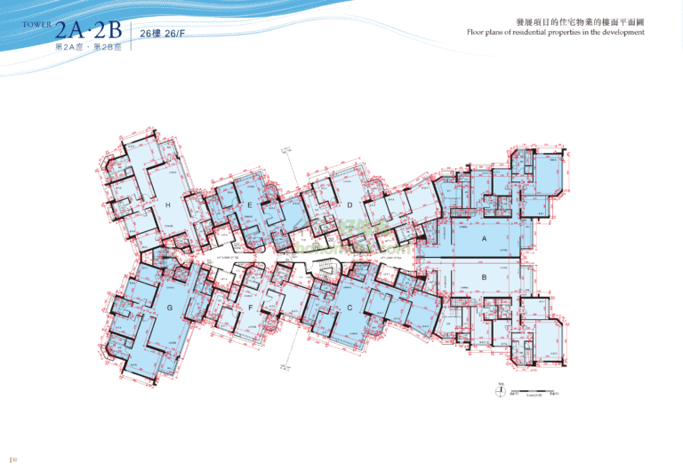 星漣海 SEANORAMA 2座 平面圖