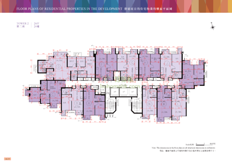映御 TWIN REGENCY 2座 平面圖