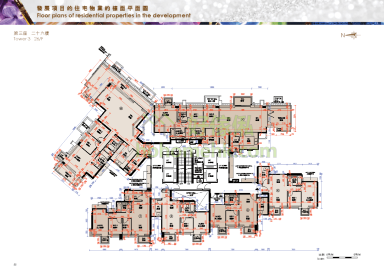 皓畋 MANTIN HEIGHTS 3座 平面圖