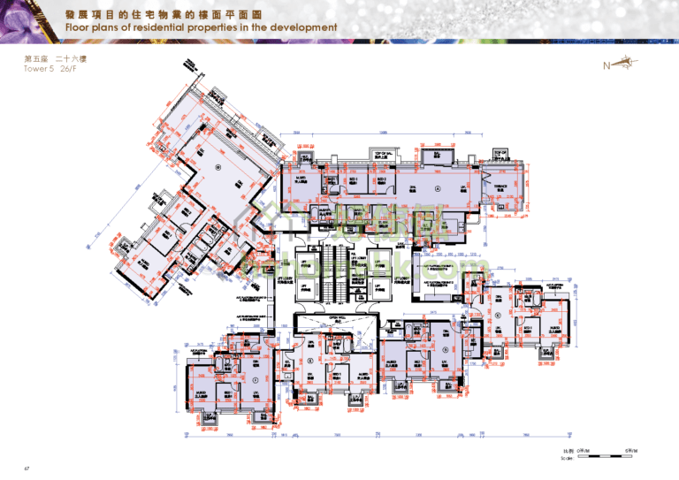 皓畋 MANTIN HEIGHTS 5座 平面圖
