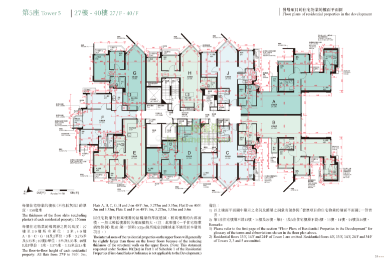 愛海頌 SEASIDE SONATA 5座 平面圖