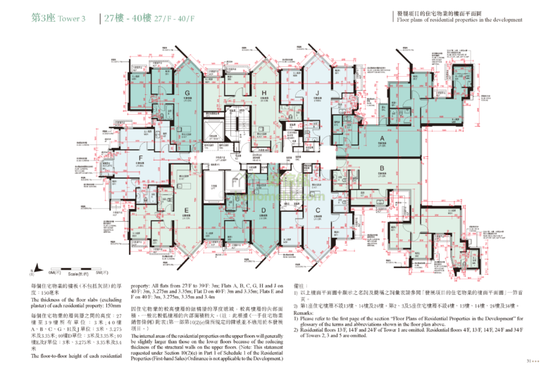 愛海頌 SEASIDE SONATA 3座 平面圖