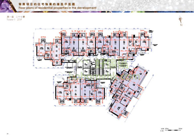 皓畋 MANTIN HEIGHTS 1座 平面圖