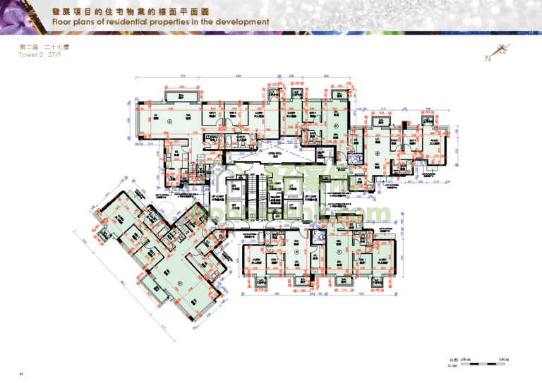皓畋 MANTIN HEIGHTS 2座 平面圖