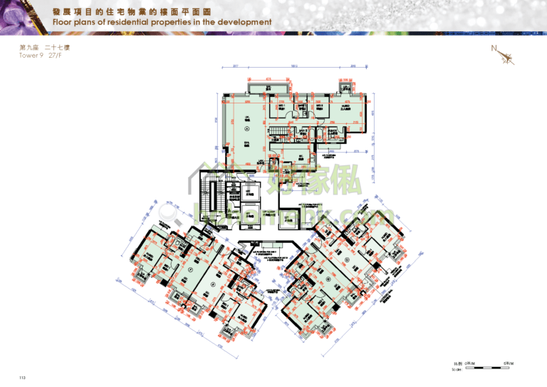 皓畋 MANTIN HEIGHTS 9座 平面圖