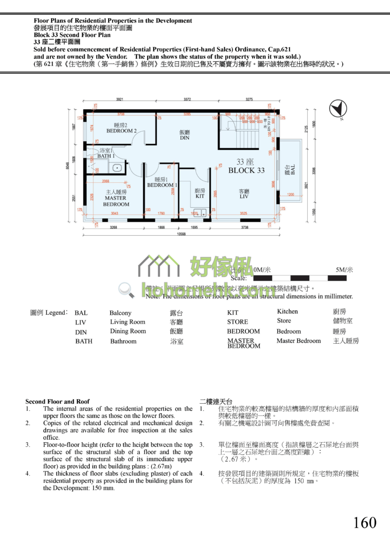 富逸天峰 SKY BLUE 33座 平面圖