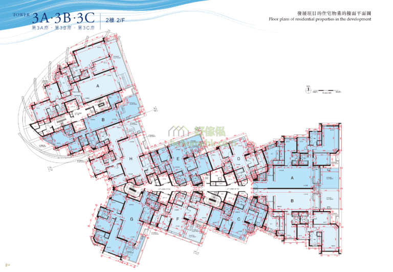 星漣海 SEANORAMA 3座 平面圖