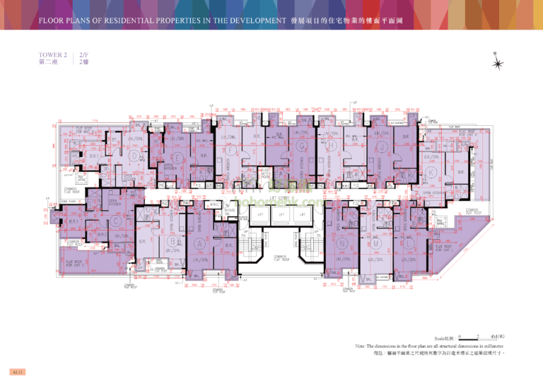 映御 TWIN REGENCY 2座 平面圖
