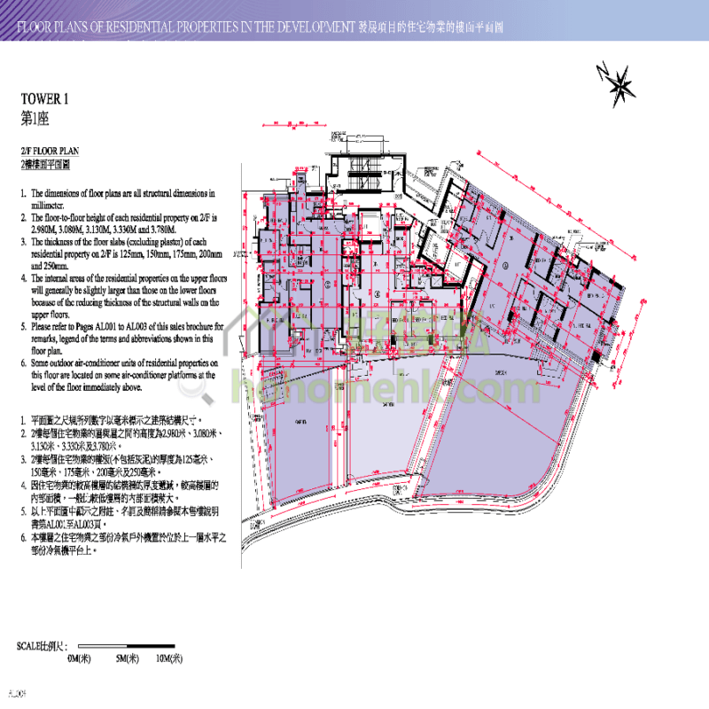 海天晉 OCEAN WINGS 1座 平面圖