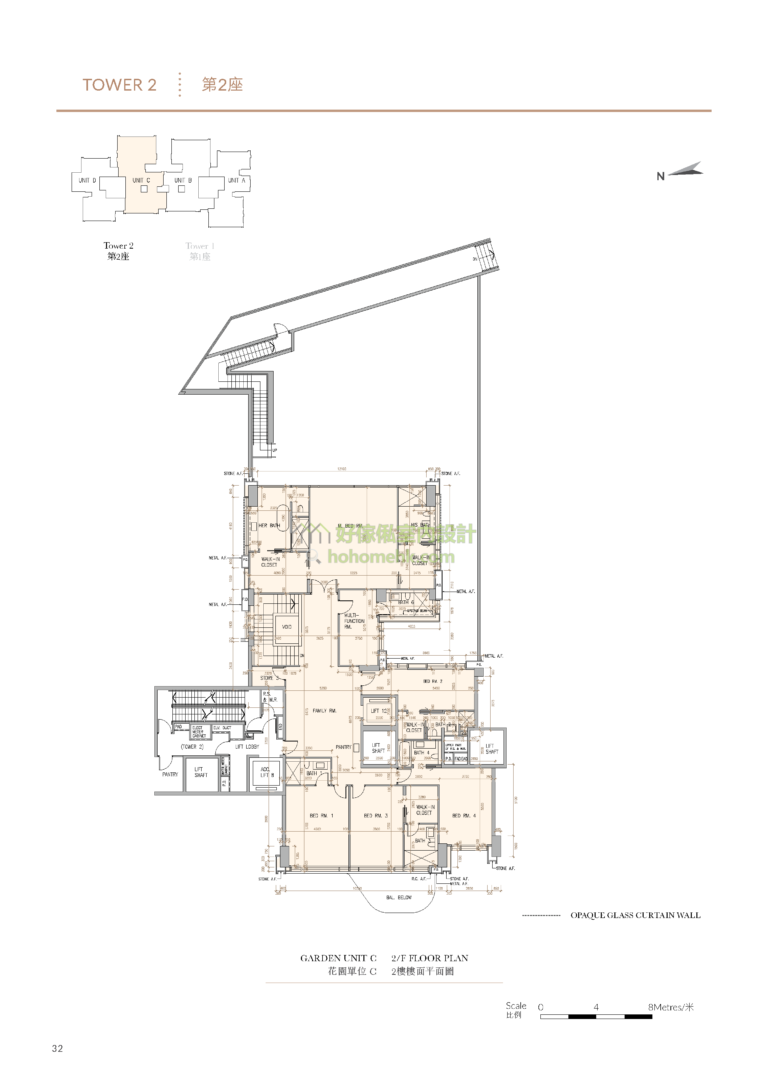 深水灣徑8號 8 Deep Water Bay Drive 2座 平面圖
