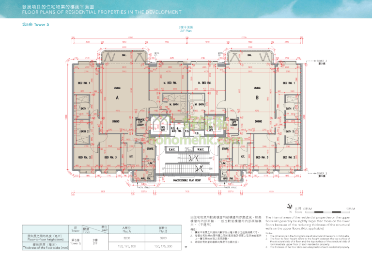 澐瀚 LE CAP 5座 平面圖