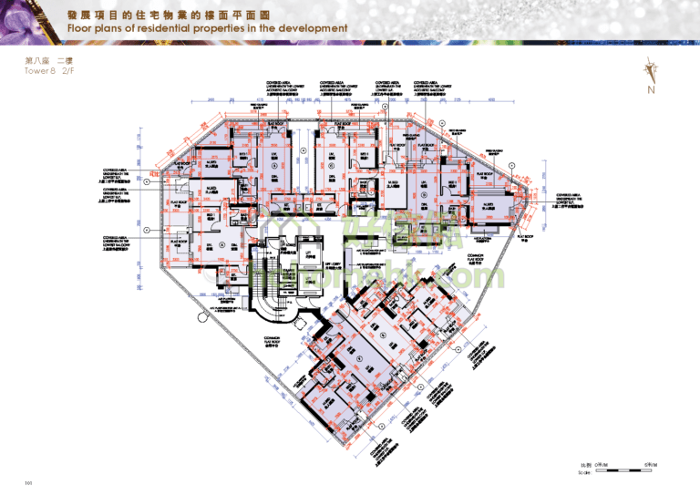 皓畋 MANTIN HEIGHTS 8座 平面圖