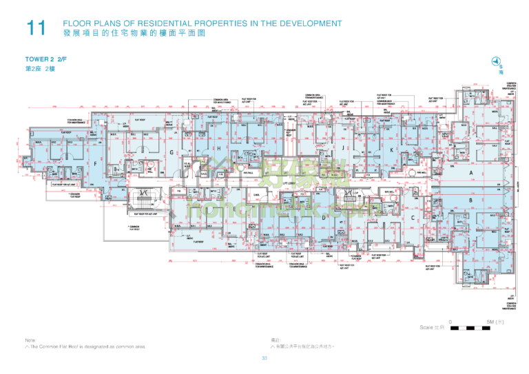 逸瓏灣8 MAYFAIR BY THE SEA 8 2座 平面圖