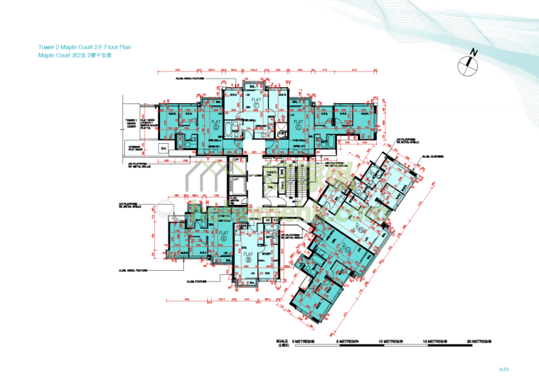 雲海 ST. BARTHS MAPLE COURT 2座 平面圖