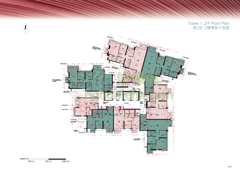 雲滙 ST MARTIN 第一期 PHASE 1 1座 平面圖