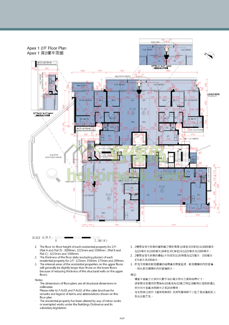 雲端 ST MORITZ APEX 1座 平面圖