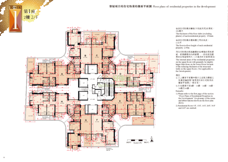 峻瀅 THE BEAUMOUNT 1座 平面圖