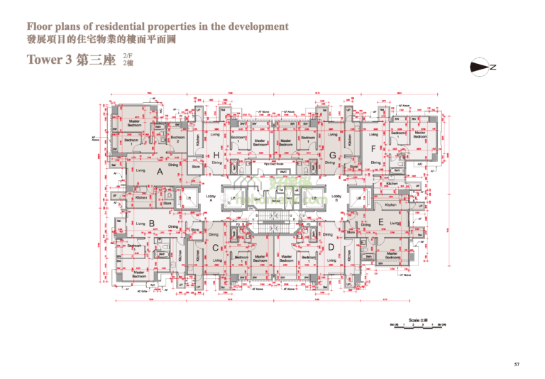 溱柏 PARK SIGNATURE 3座 平面圖