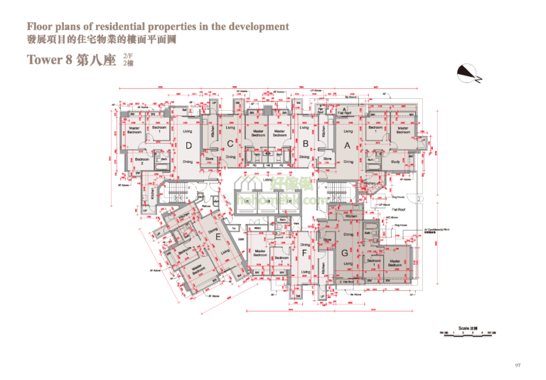 溱柏 PARK SIGNATURE 8座 平面圖