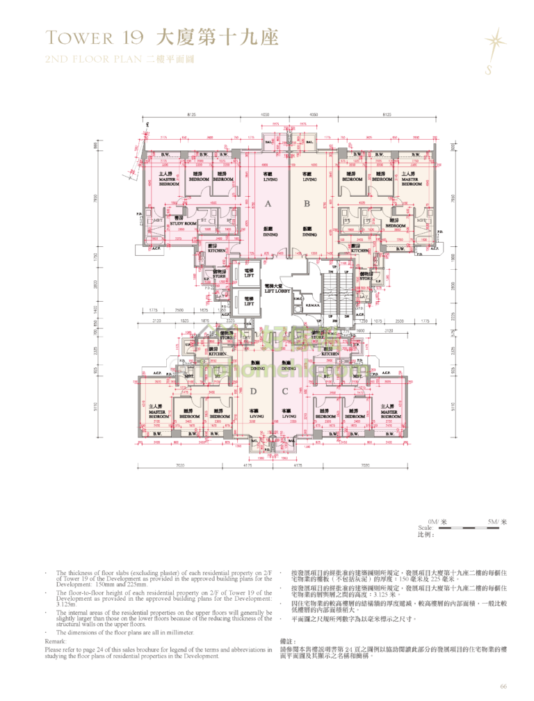 逸瓏灣 I MAYFAIR BY THE SEA I 19座 平面圖