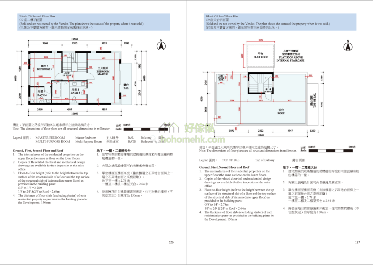 美督南岸 MEADOW COVE C座 平面圖