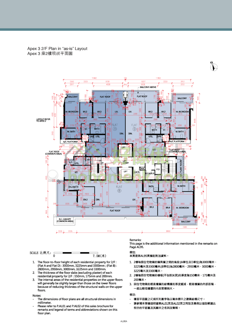 雲端 ST MORITZ APEX 3座 平面圖
