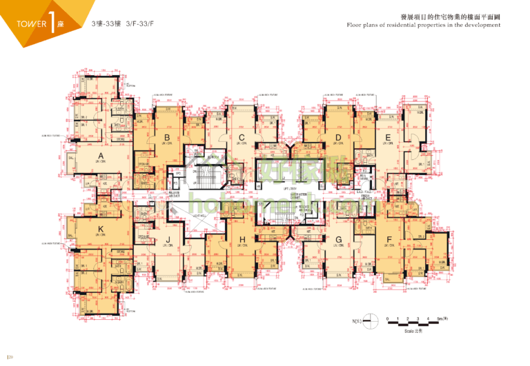 世宙 YUCCIE SQUARE 1座 平面圖