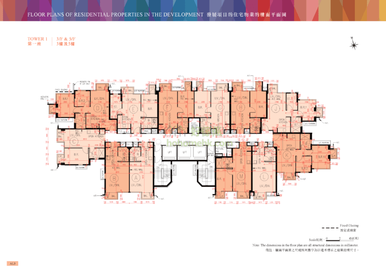 映御 TWIN REGENCY 1座 平面圖
