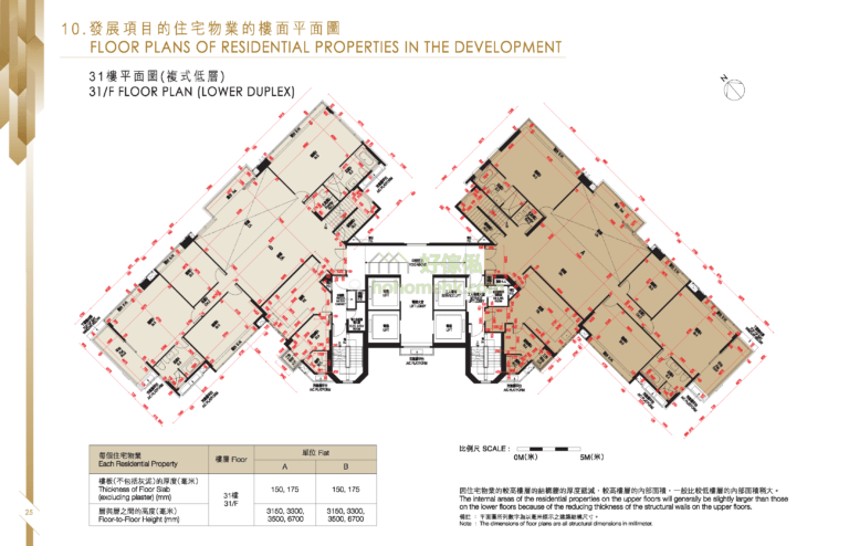 帝滙豪庭 WELLESLEY 平面圖