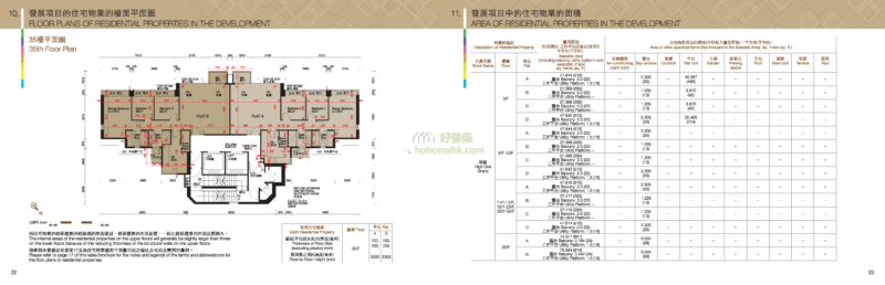 曉盈 HIGH ONE GRAND 平面圖