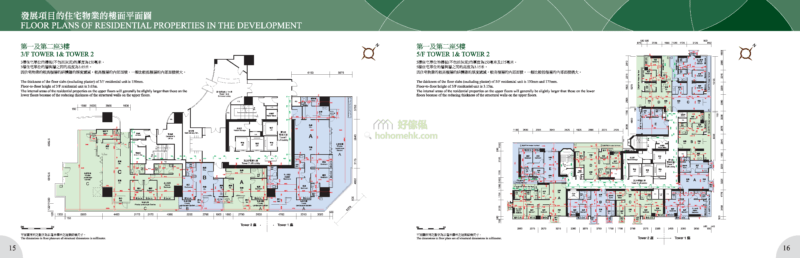 逸峯 GREEN CODE 1,2座 平面圖