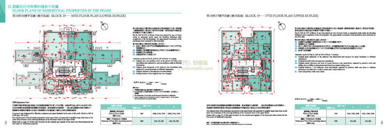 迎海 DOUBLE COVE 19座 平面圖