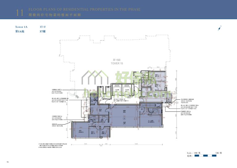 MONACO DEVELOPMENT 2期 1A座 平面圖