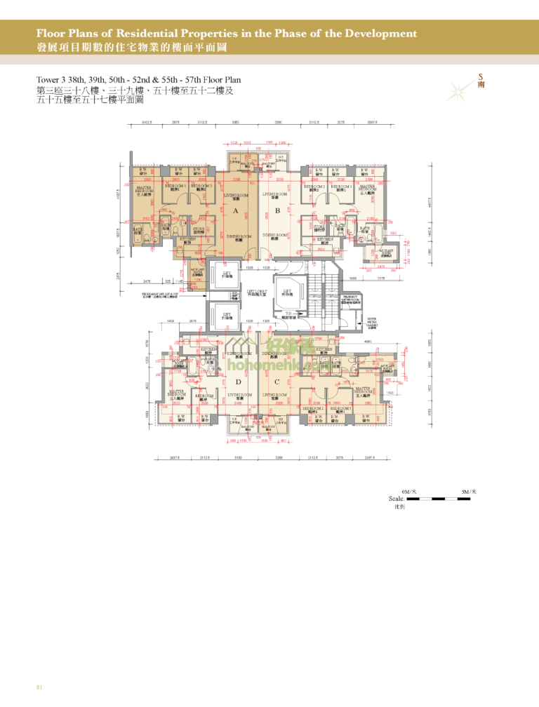 御龍山 THE PALAZZO 第二期 第3座 平面圖