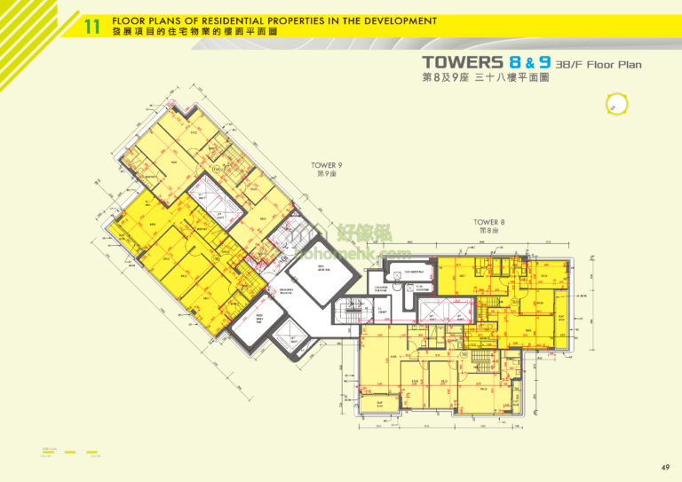 嘉匯 K. CITY 9座 平面圖