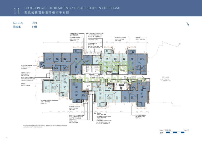 MONACO DEVELOPMENT 1期 2B座 平面圖