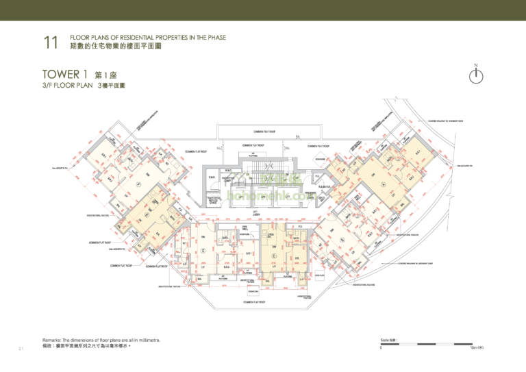 朗城滙 SOL CITY 1座 平面圖