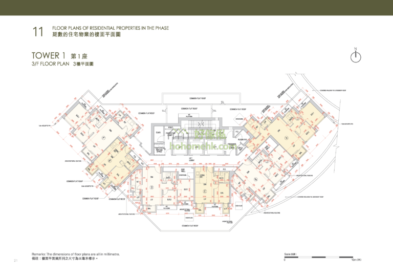 朗城滙 SOL CITY 第2期 1座 平面圖