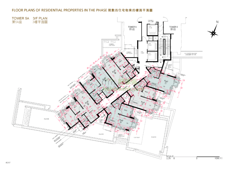 海璇 VICTORIA HARBOUR 1B期 5A座 平面圖