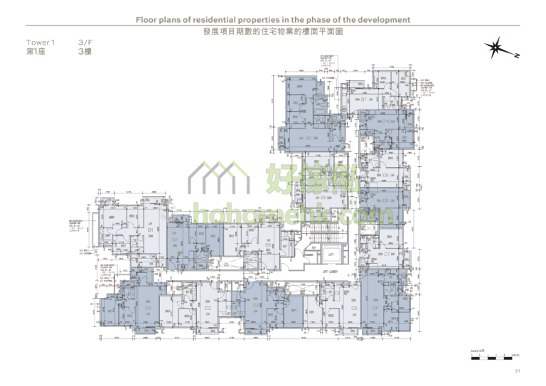 柏巒 PARK VILLA 第二期 1座 平面圖