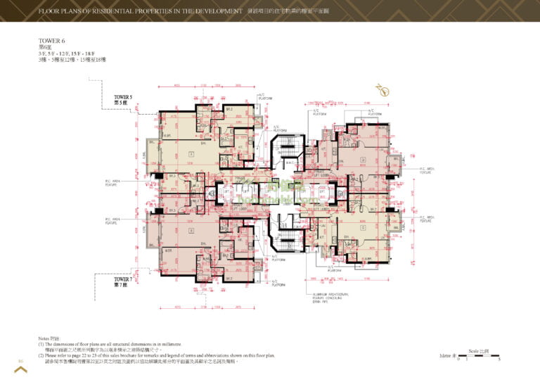 傲玟 GRAND HOMM 第6座 平面圖