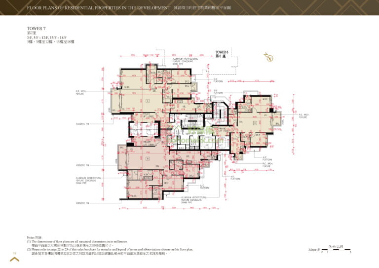 傲玟 GRAND HOMM 第7座 平面圖