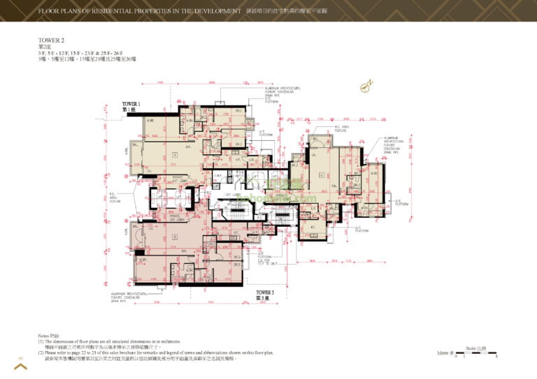 傲玟 GRAND HOMM 第2座 平面圖
