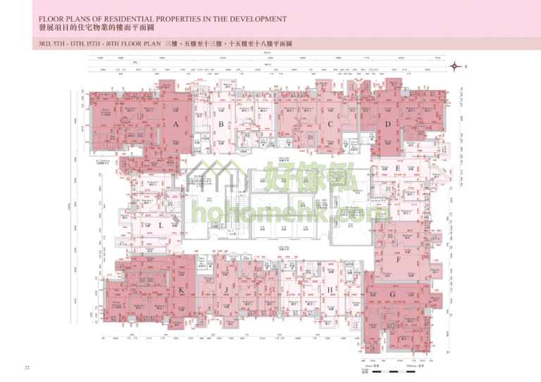 觀月．樺峯 PARK METROPOLITAN 平面圖