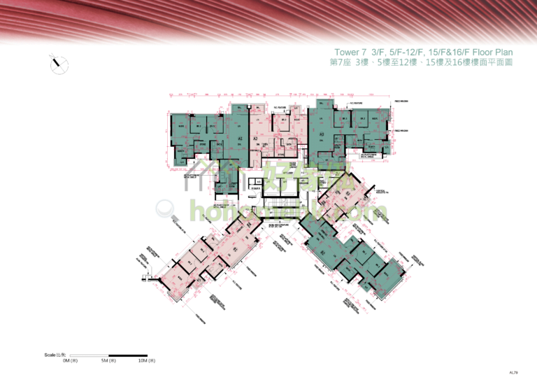 雲滙 ST MARTIN 第一期 PHASE 1 7座 平面圖