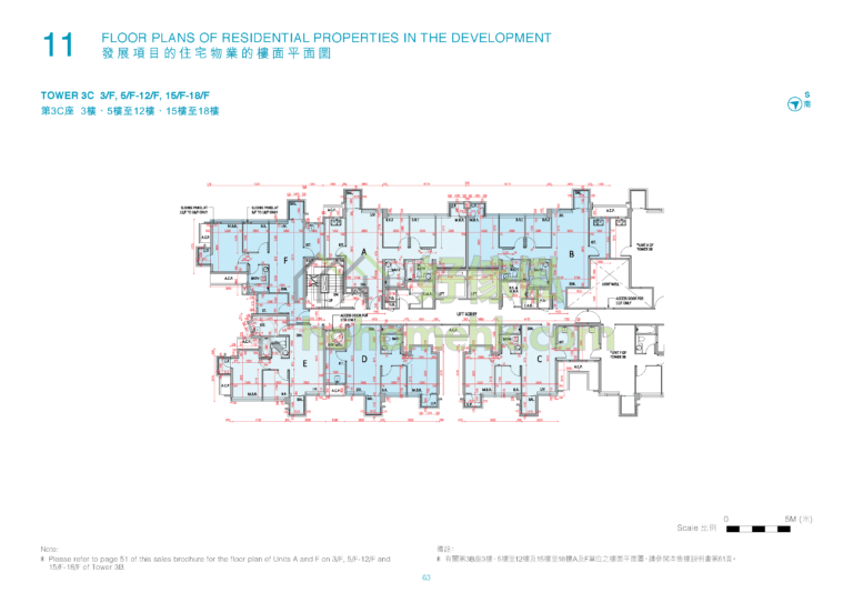 逸瓏灣8 MAYFAIR BY THE SEA 8 3C座 平面圖