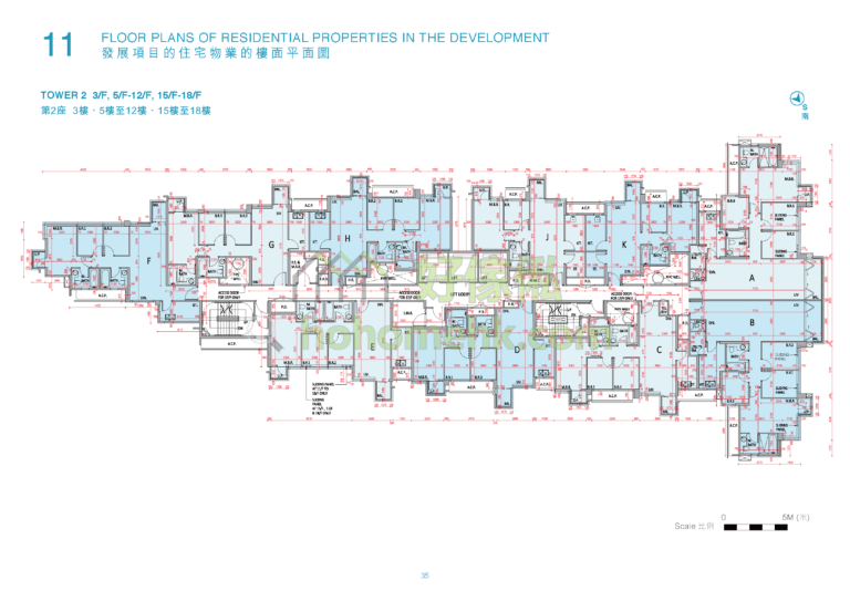 逸瓏灣8 MAYFAIR BY THE SEA 8 2座 平面圖